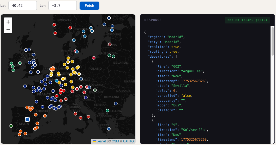 Abfahrt! Transit API gallery image