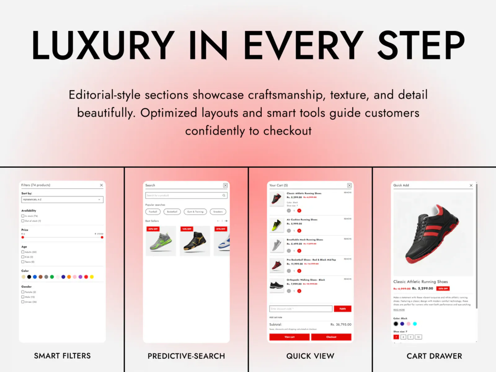 Advance Shoes Shopify Theme screenshot 3