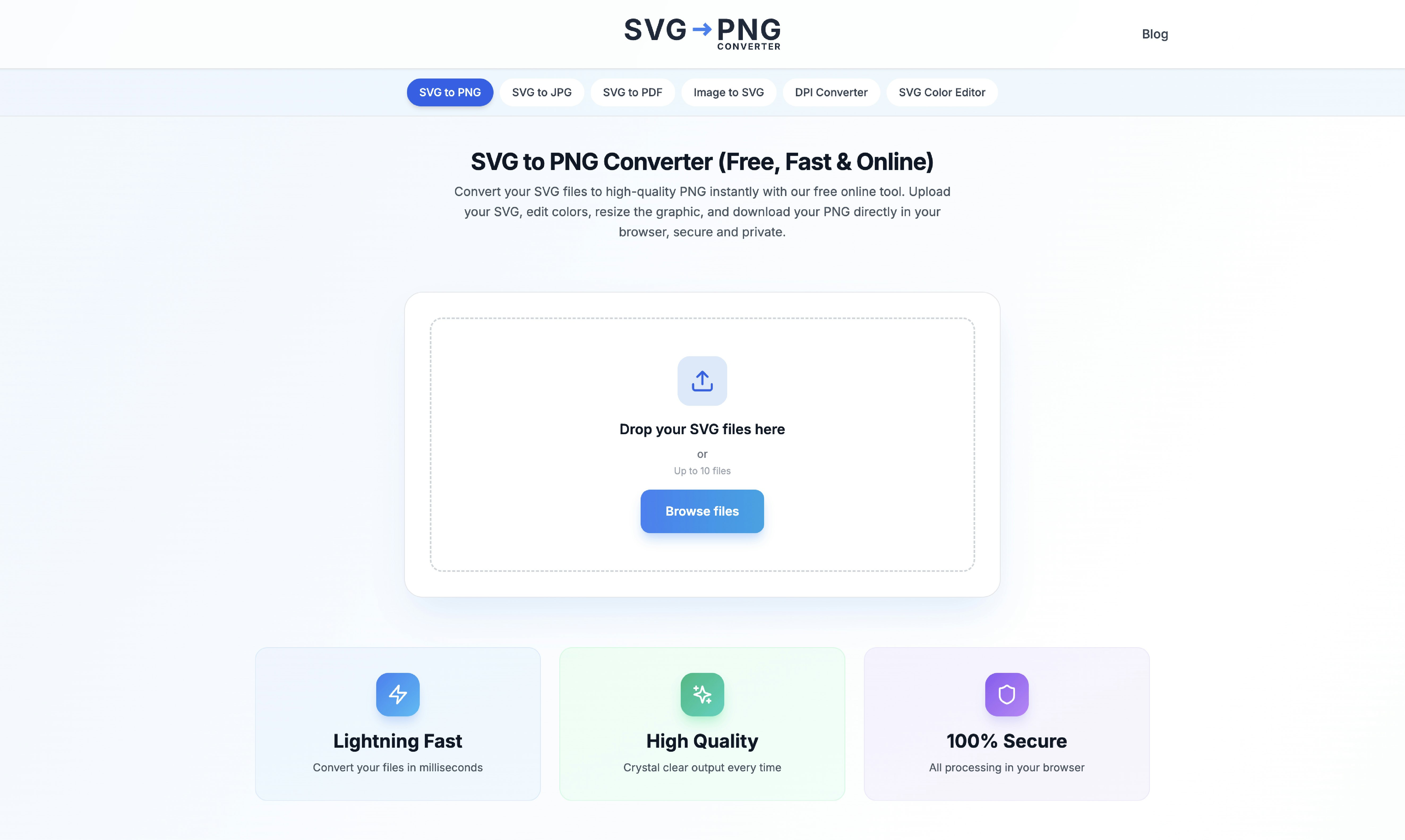 SVG to PNG and DPI Converter - Screenshot 2 showing product features and functionality