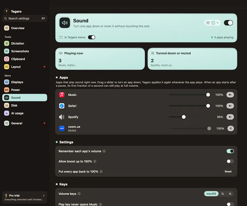 Tegaro screenshot 8