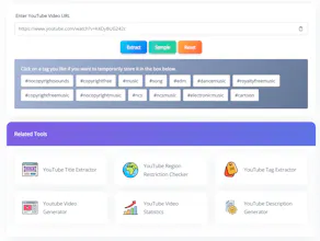 YouTube Tag Extractor gallery image