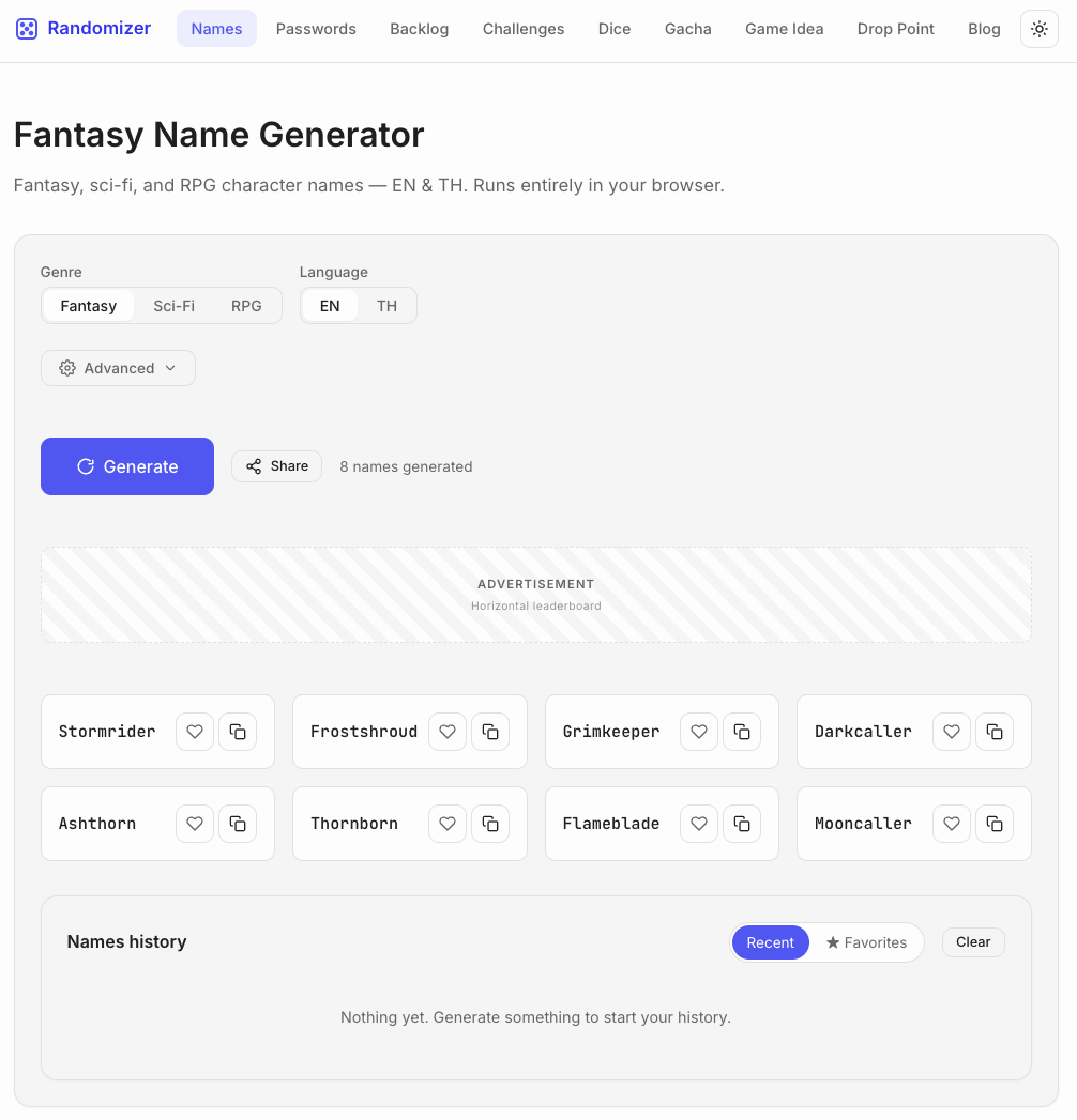 Randomizers gallery image