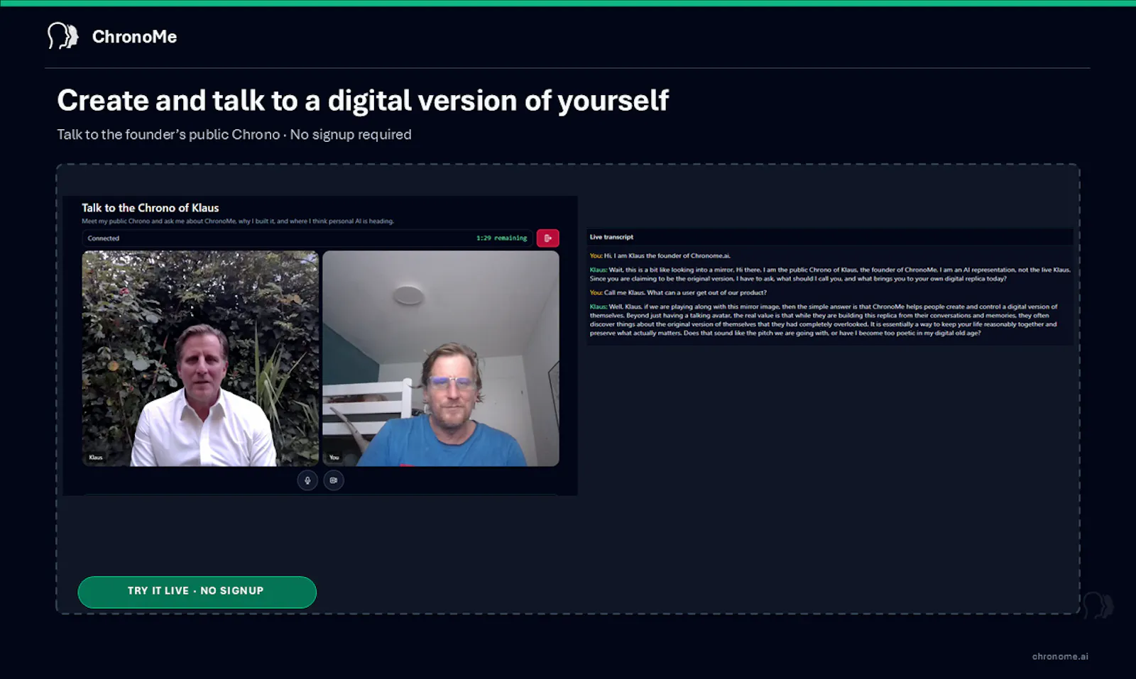 ChronoMe screenshot 1