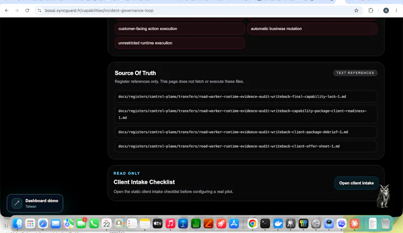 BOSAI Control Plane screenshot 12