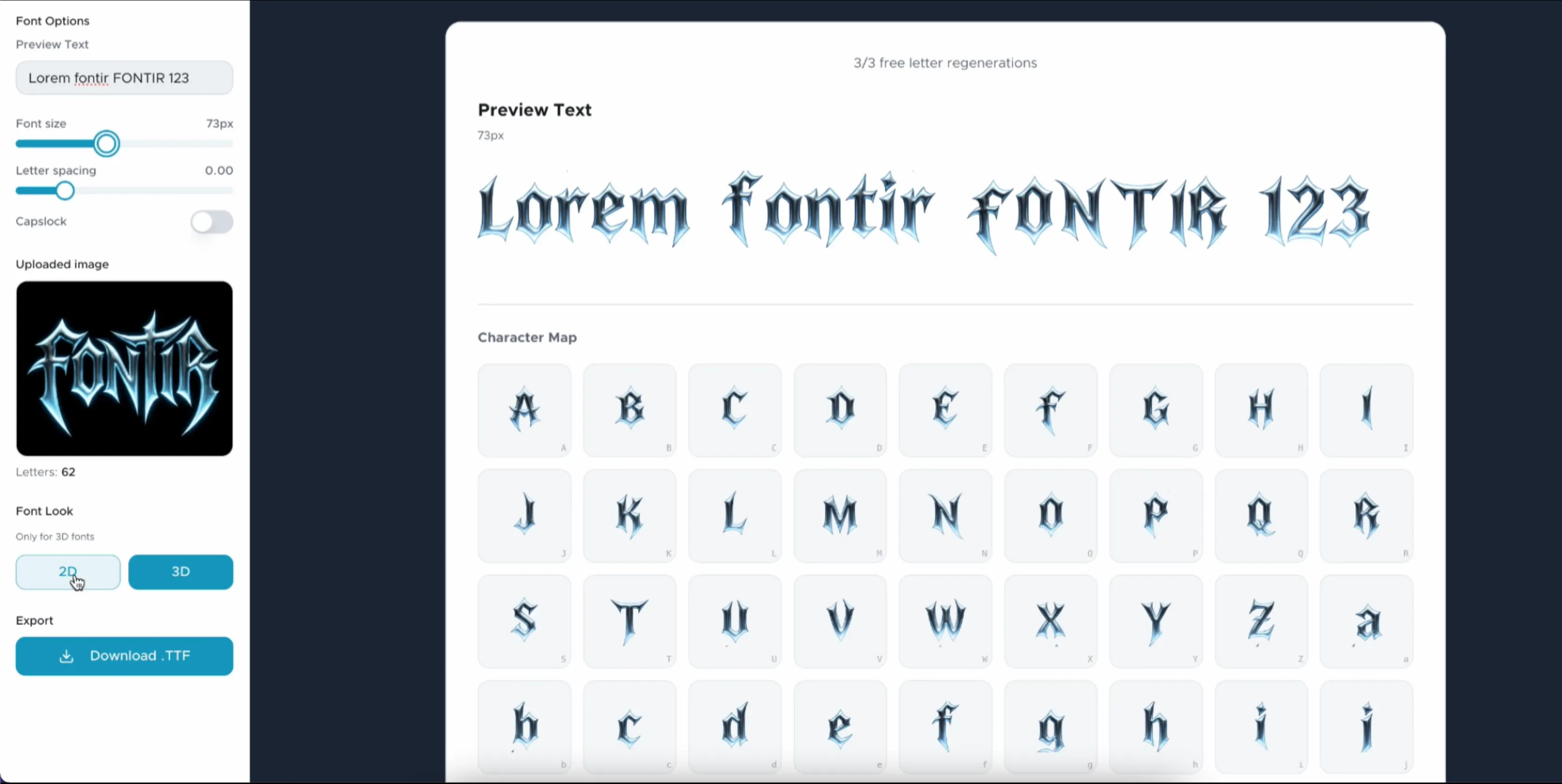 Fontir gallery image