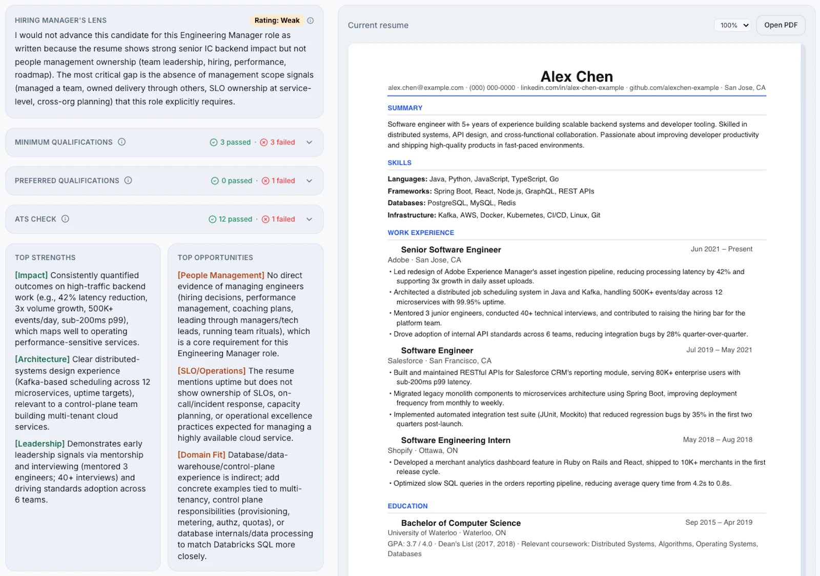 Resume Pass screenshot 1