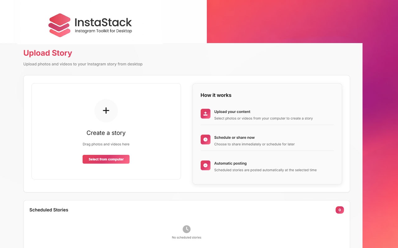 InstaStack-Instagram Toolkit for Desktop gallery image