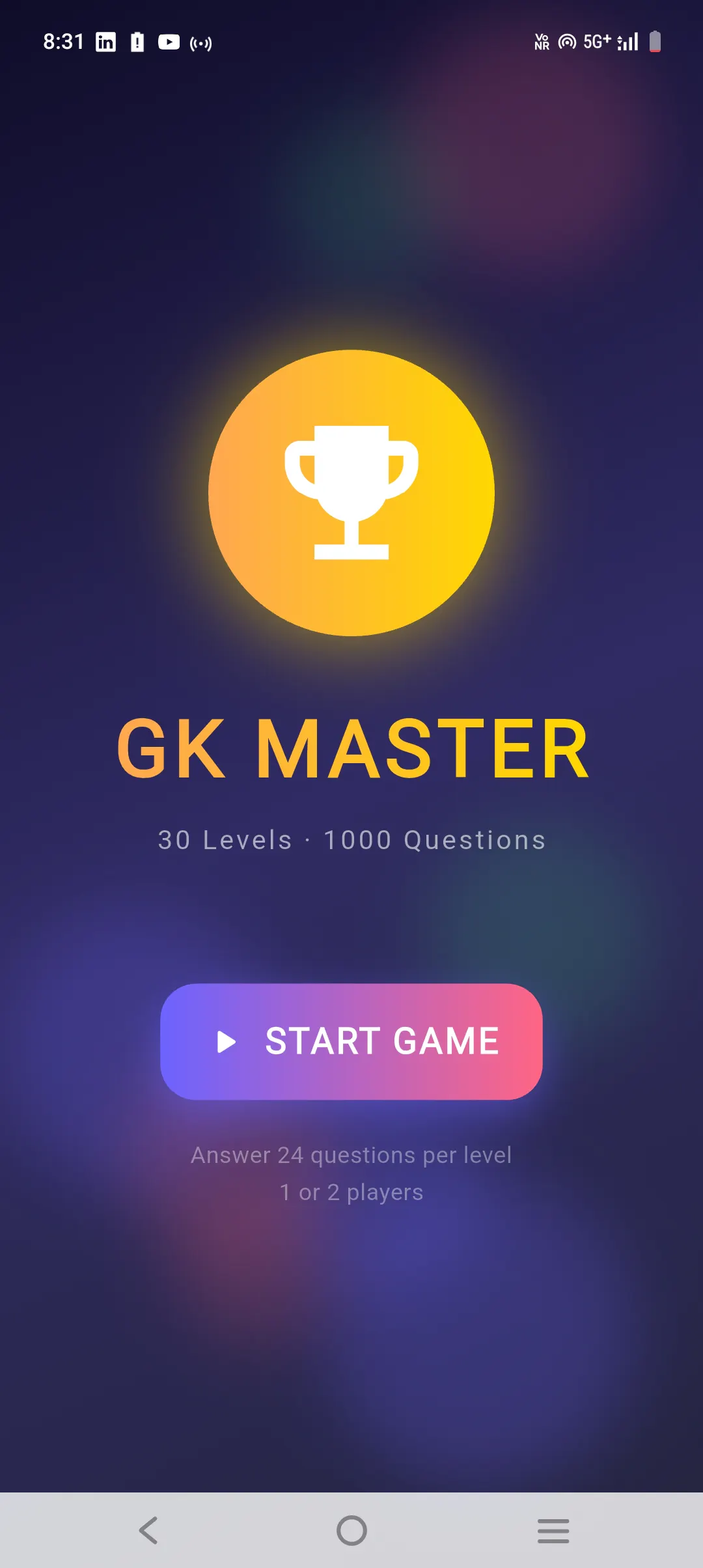 GK Quiz Game gallery image