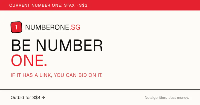 numberone.sg screenshot 2