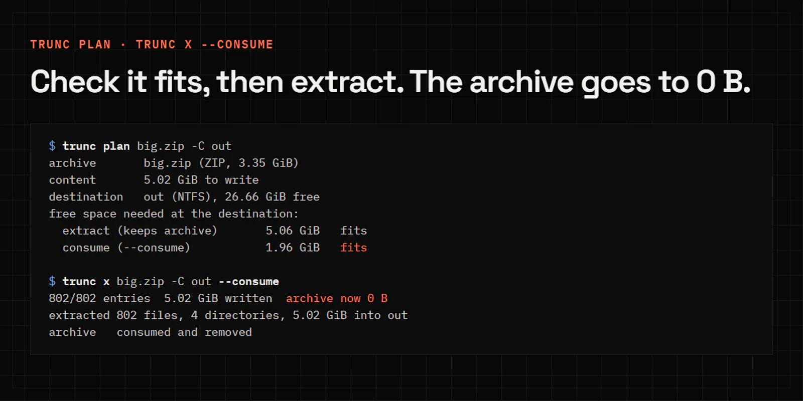 trunc screenshot 3