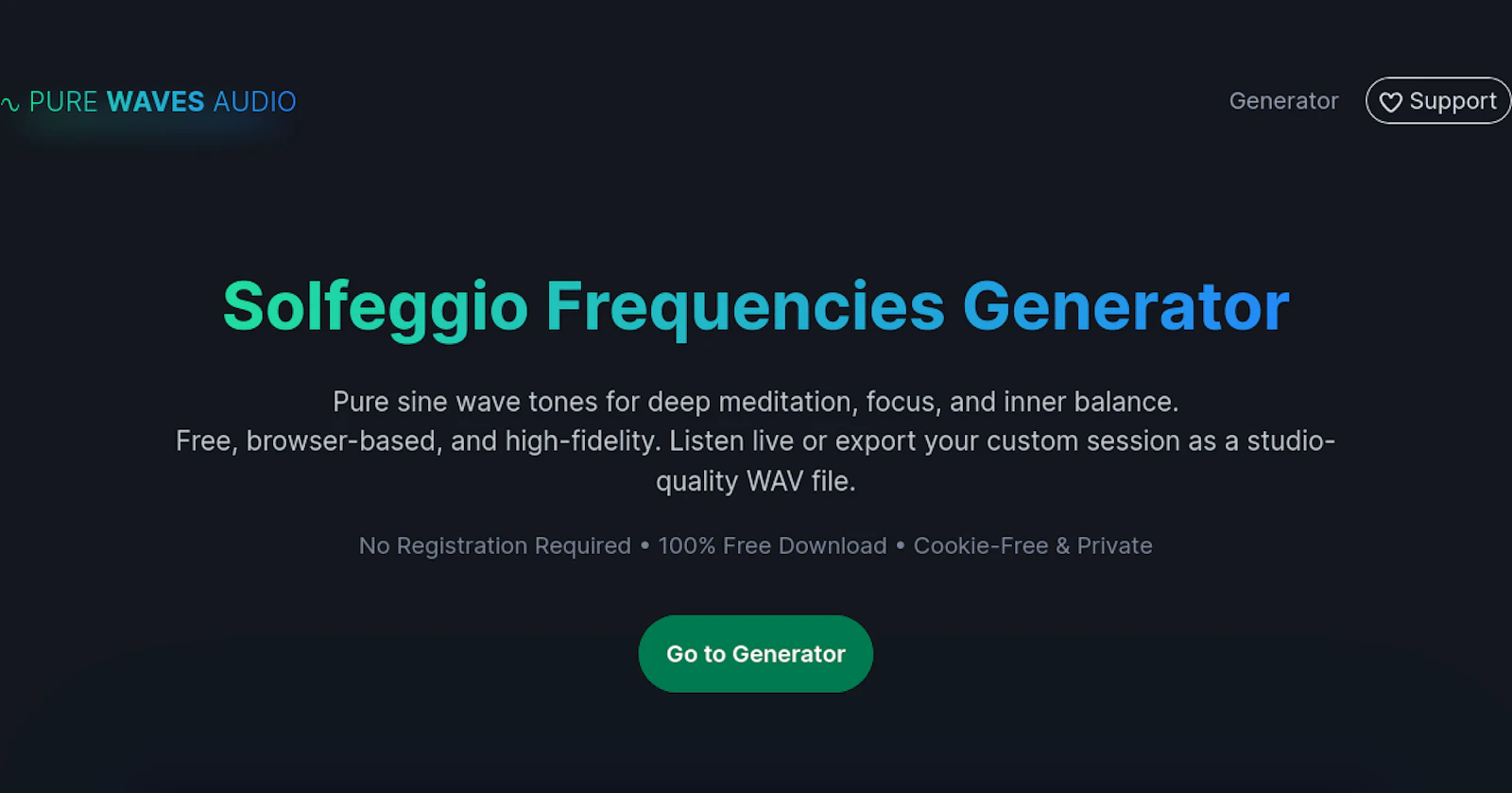Pure Waves Audio screenshot 1