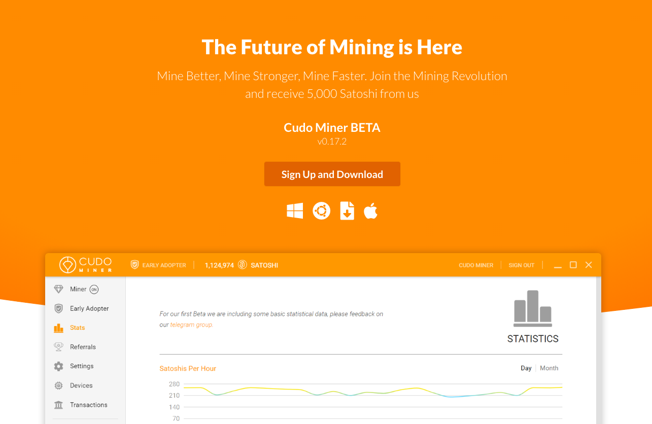 Cudo Miner: Mining crypto on Windows, Linux, Mac made easy 🤑 | Product Hunt