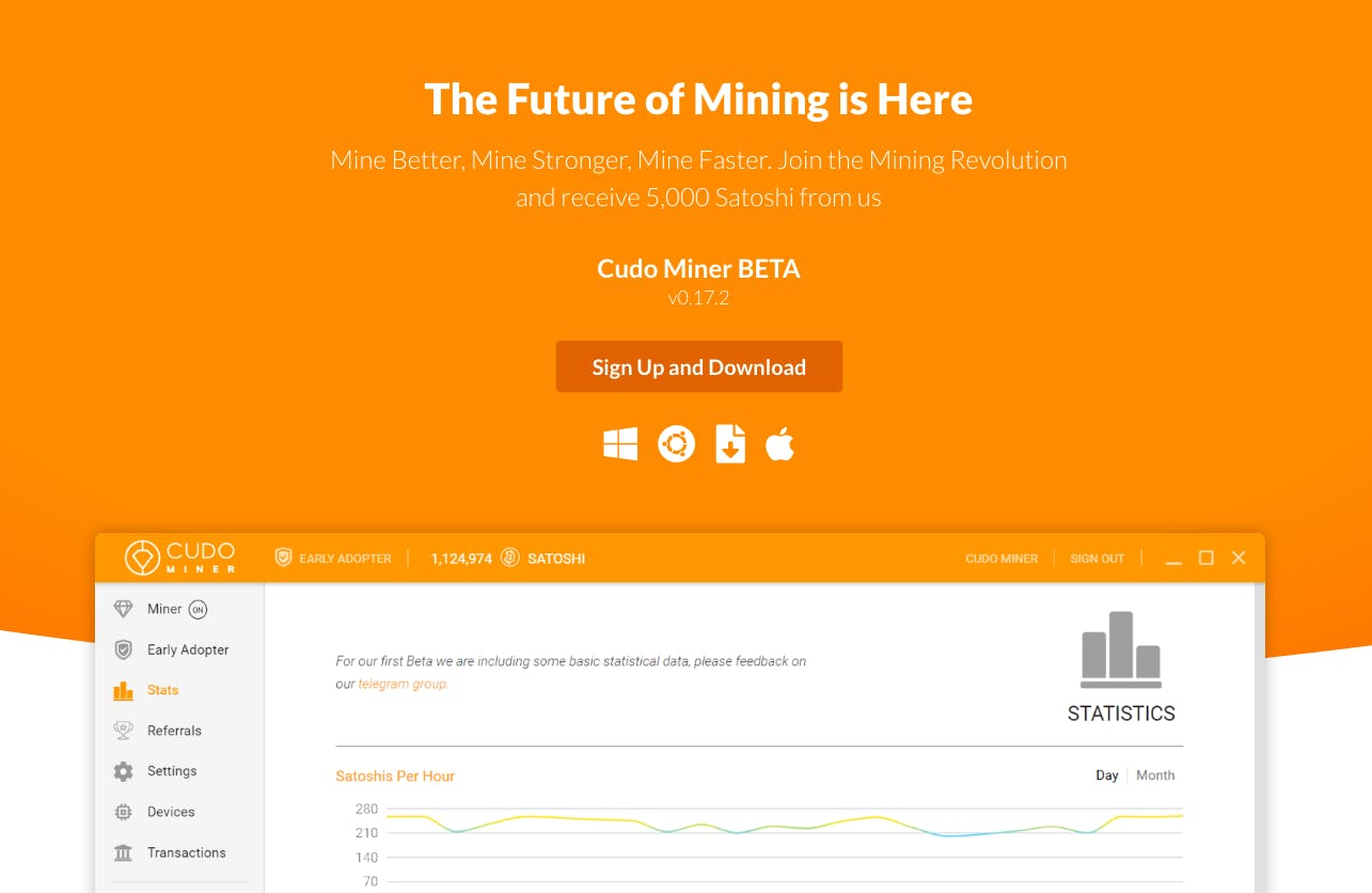 Cudo Miner - Mining crypto on Windows, Linux, Mac made ...