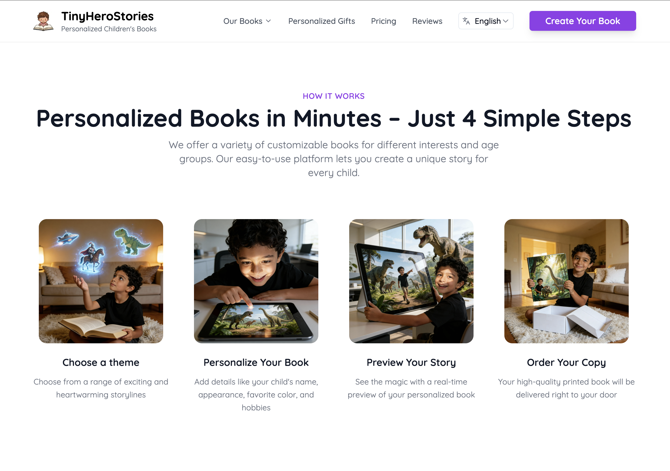 TinyHeroStories gallery image