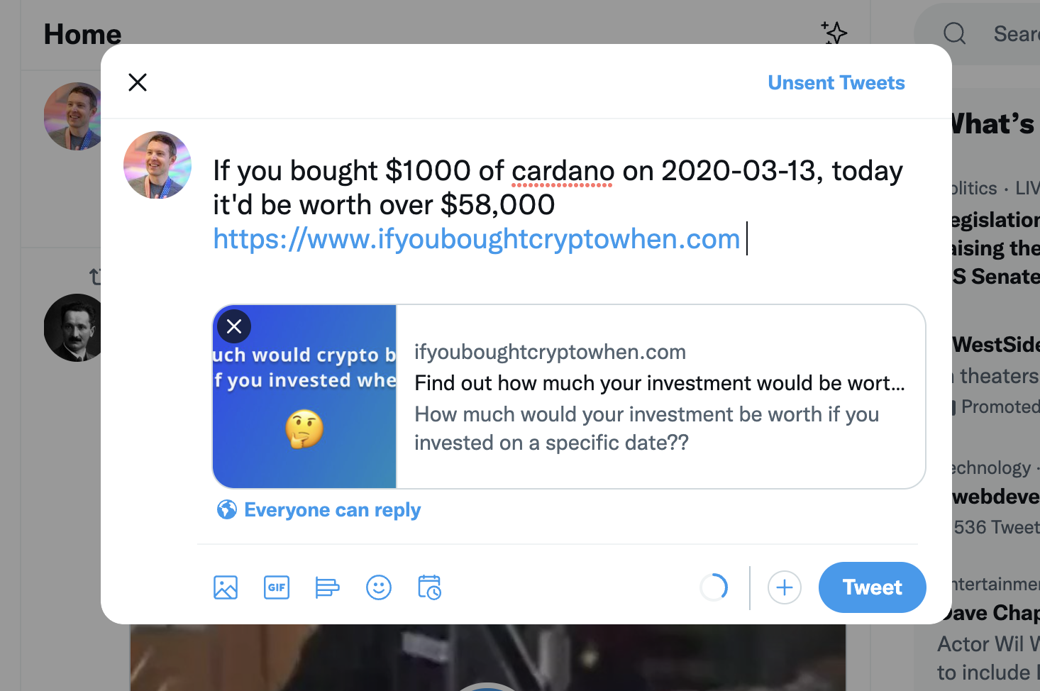 If You Bought Crypto When gallery image