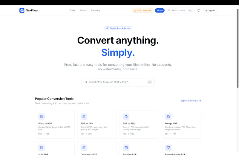 NexFileo screenshot 2