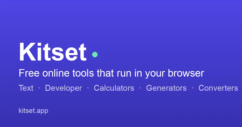 Kitset screenshot 1