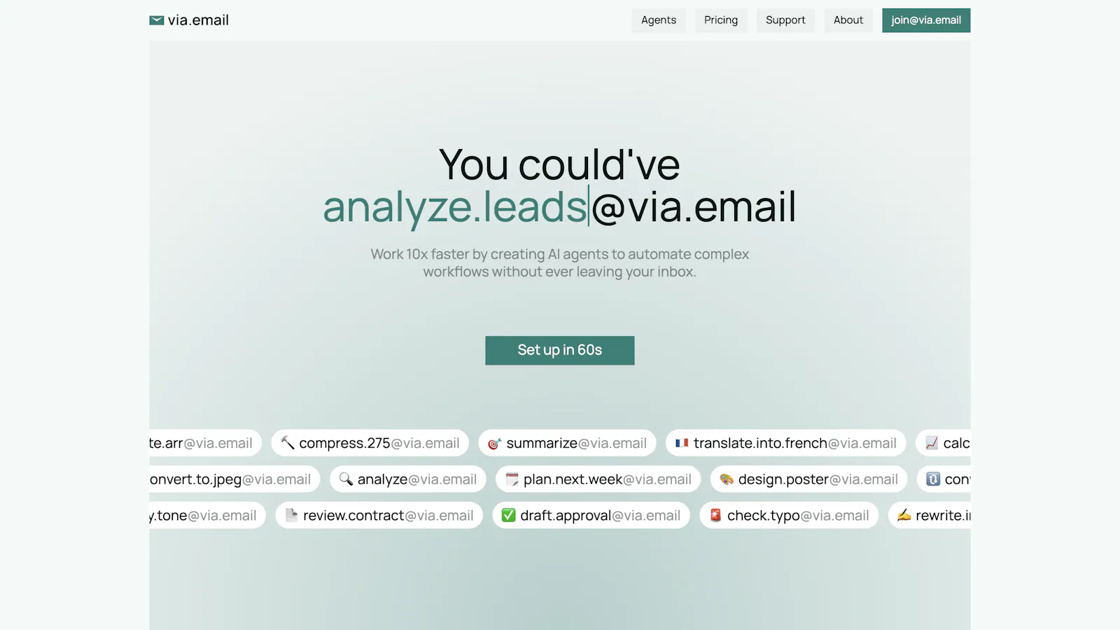 via.email screenshot 2