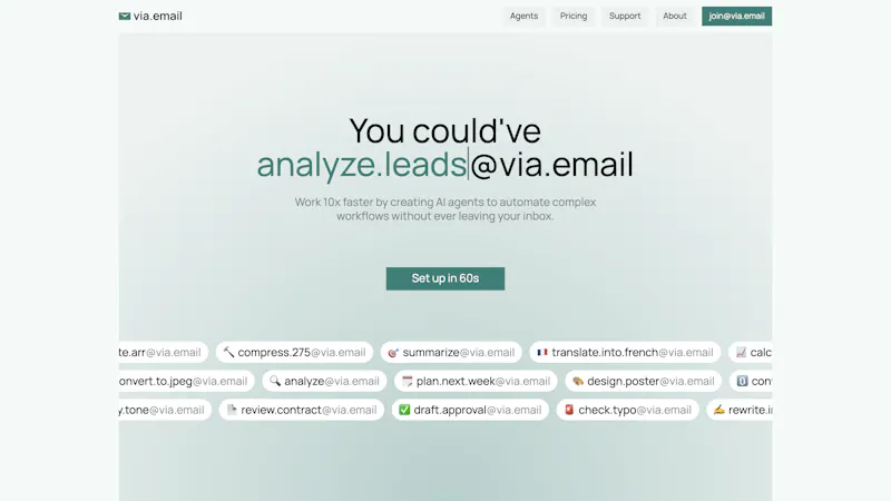 via.email screenshot 2