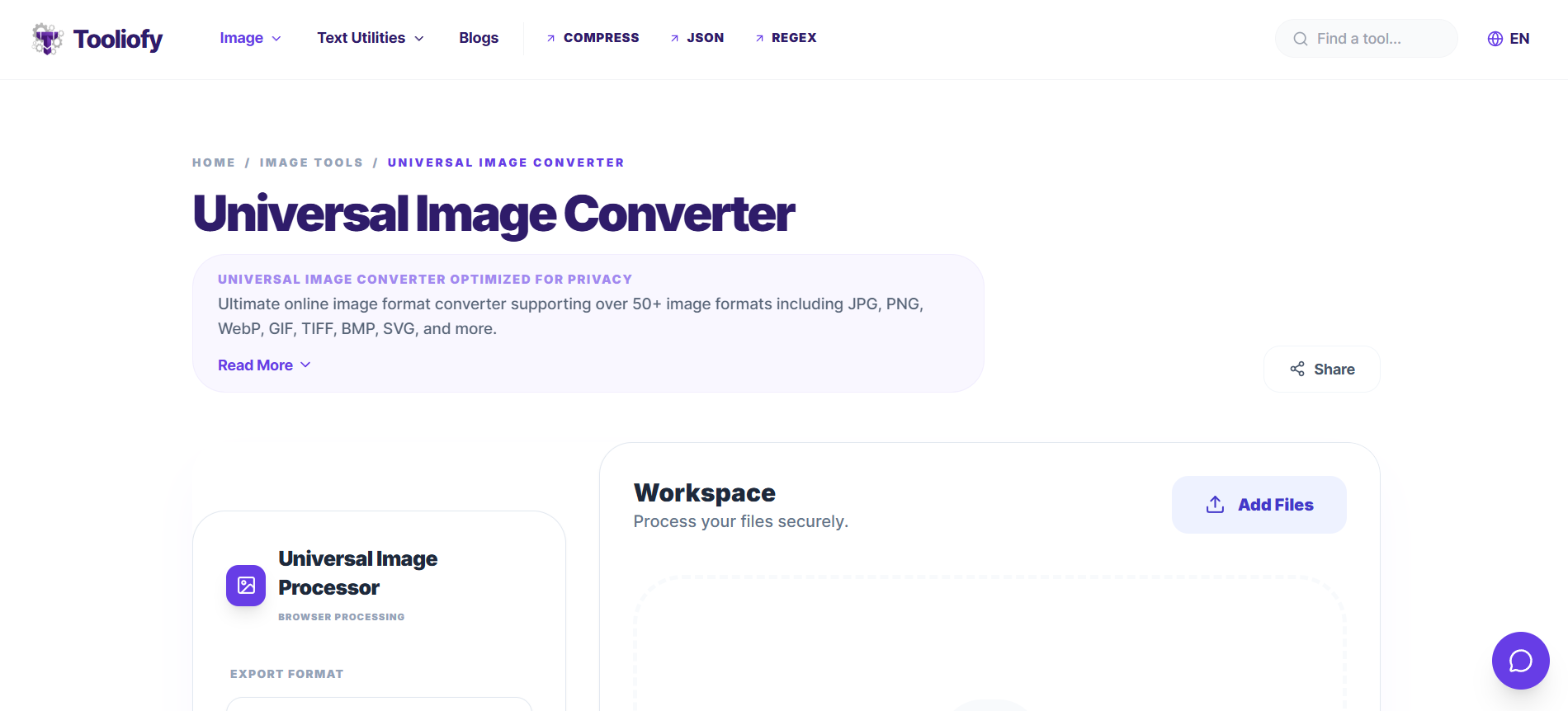 Tooliofy - Screenshot 2 showing product features and functionality