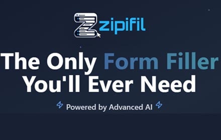 Média Zipifil Ai Form Filler Chrome Extension - Laissez AI remplir automatiquement n'importe quel formulaire avec des données désordonnées! 4