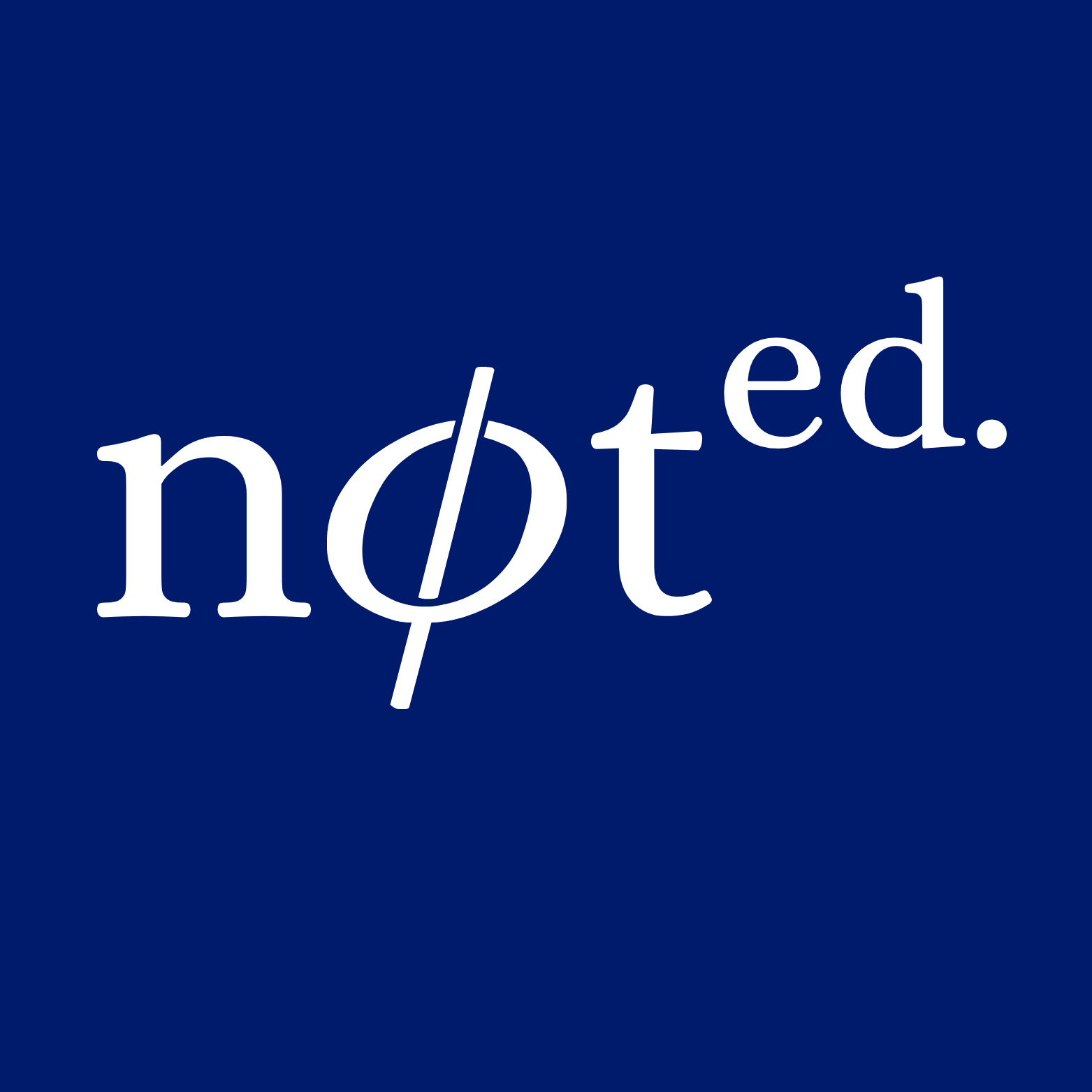 Noted. logo