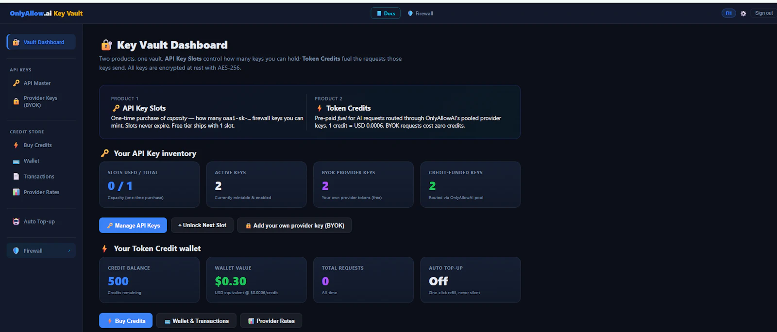 API Riddle Firewall and Vault System screenshot 1