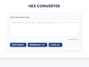 Hex converter gallery image