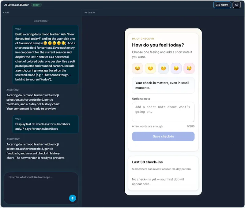 GoodBarber - AI Extension Builder screenshot 2