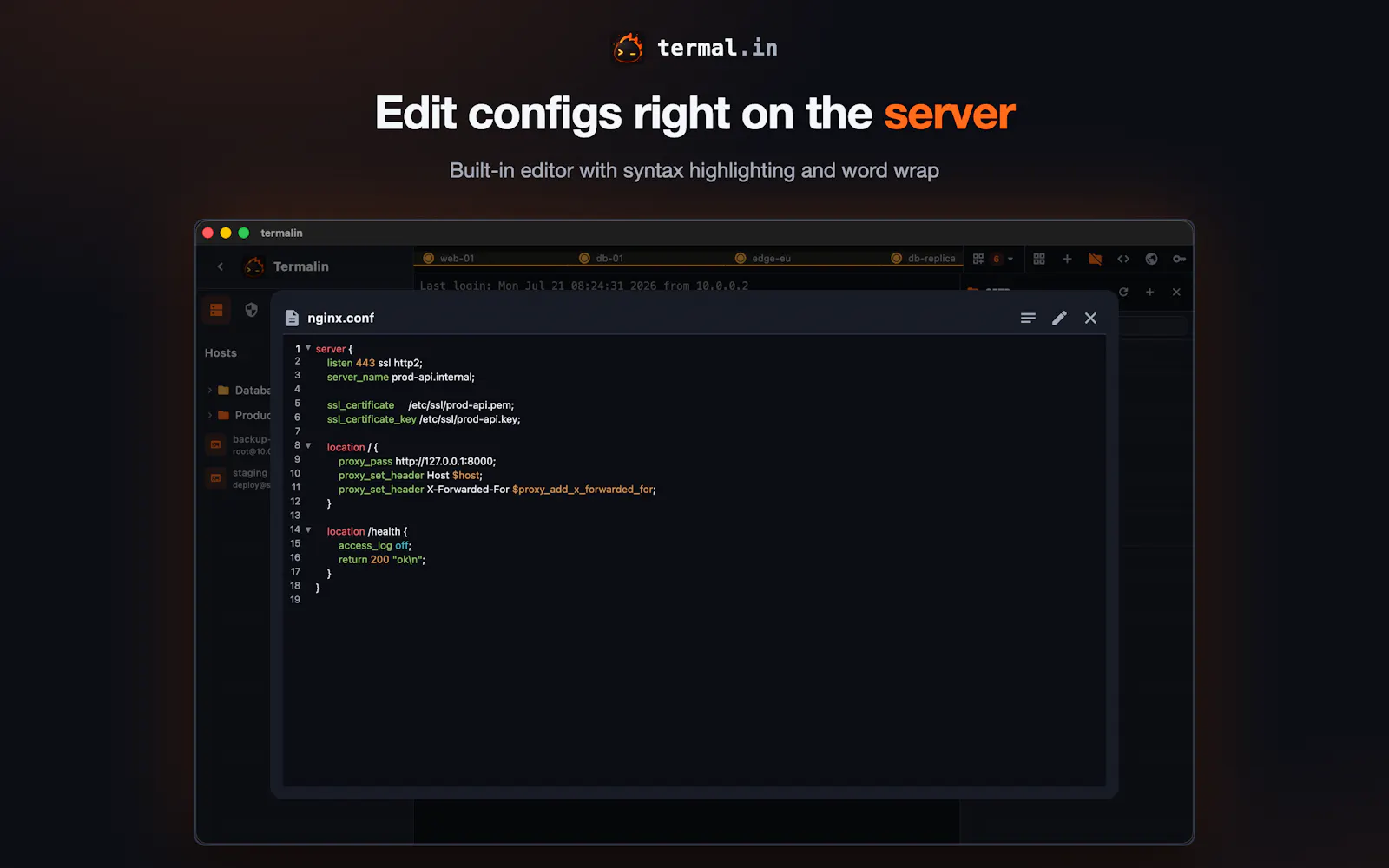 Termalin screenshot 6
