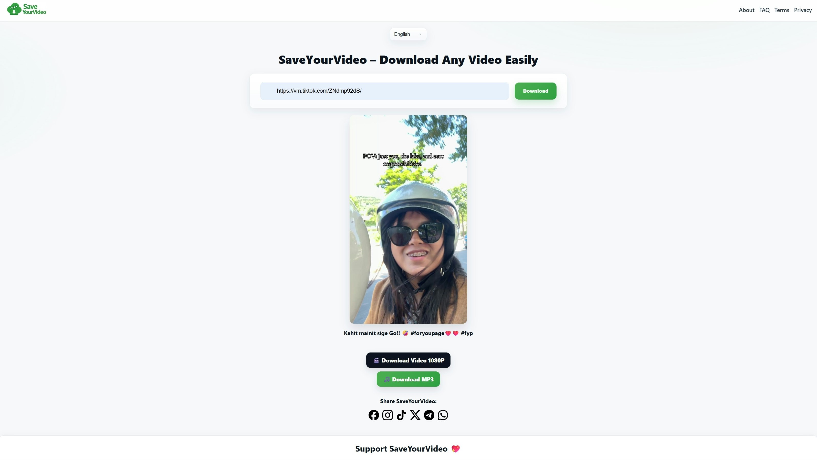 Mídia 5 de SaveyourVideo - Free Universal Video Downloader sem marca d'água