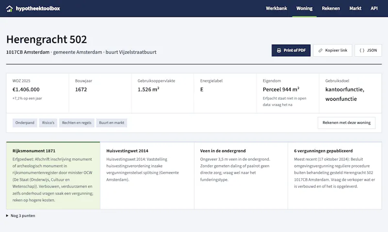 Hypotheektoolbox screenshot 5