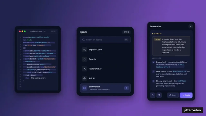 Spark screenshot 1 (video preview)