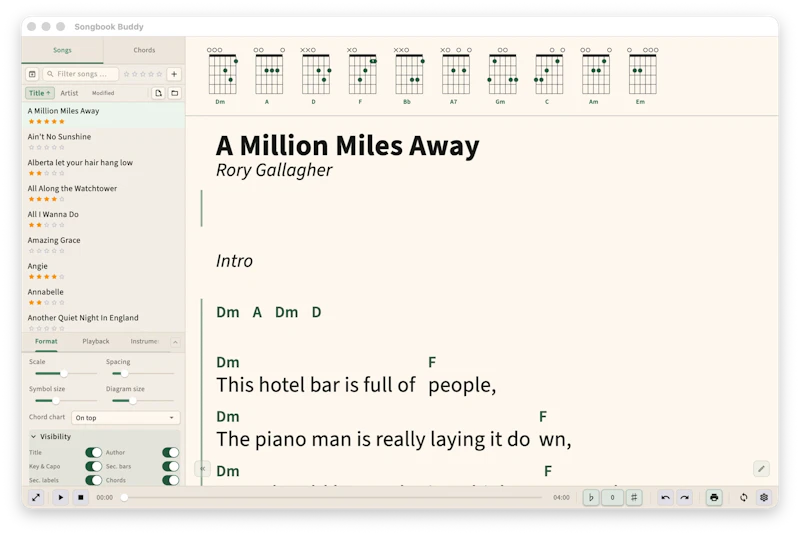 Songbook Buddy screenshot 10