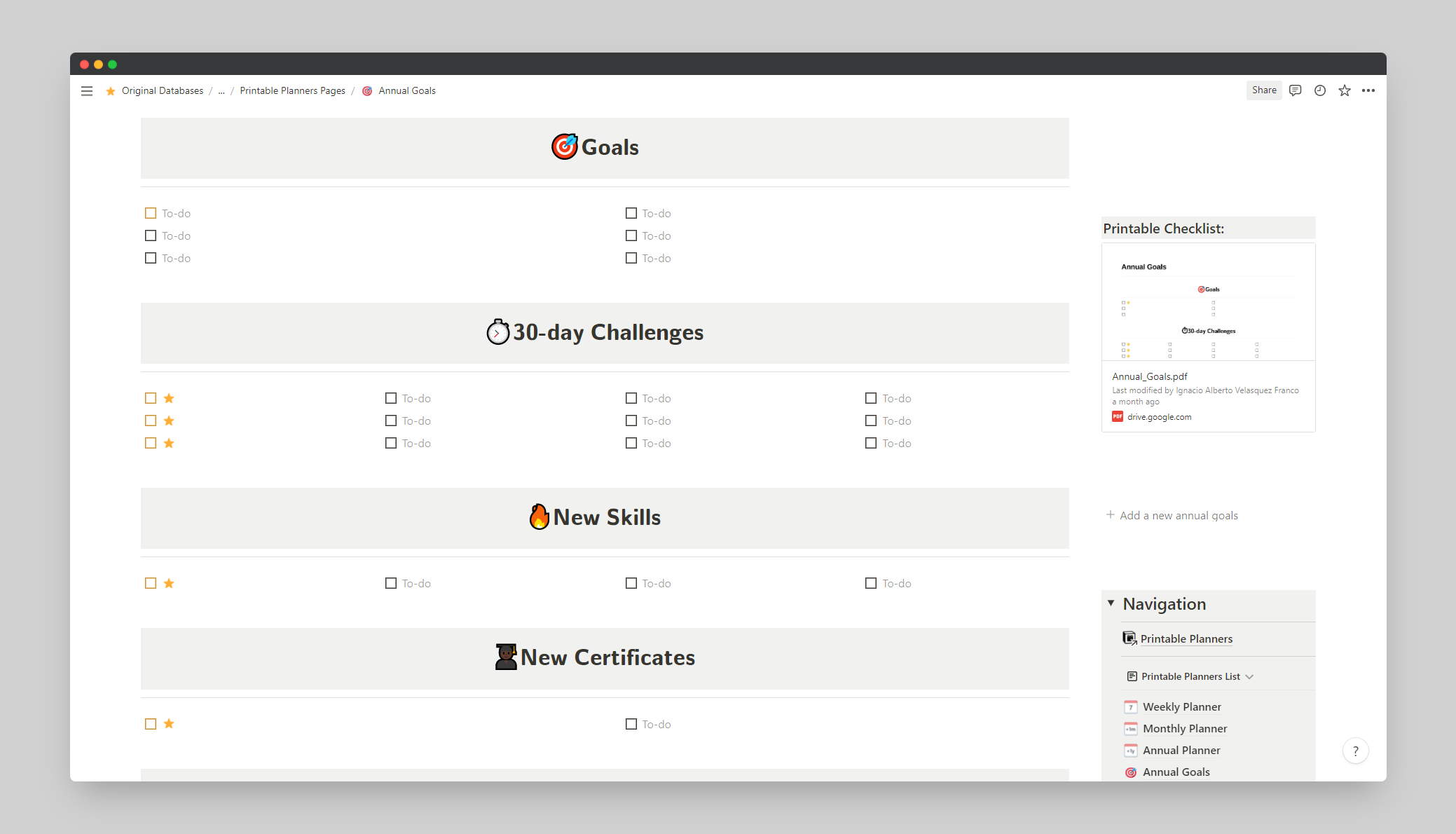 Notion Printable Planners + eBook gallery image