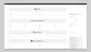 Notion Printable Planners + eBook gallery image