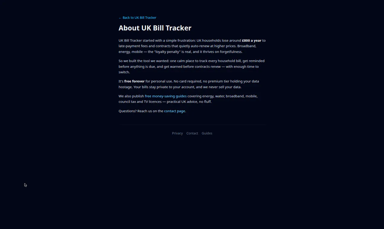 UK Bill Tracker gallery image