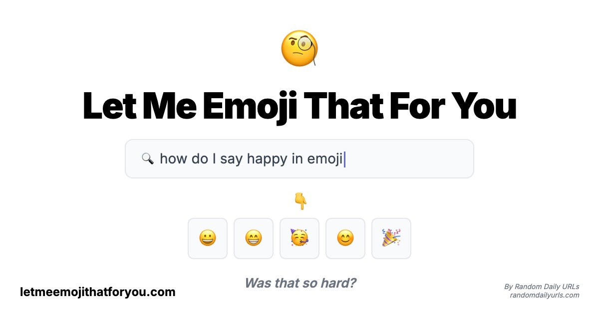 Let Me Emoji That For You gallery image