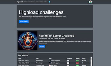 HighLoad.Fun: AuthServer competition gallery image