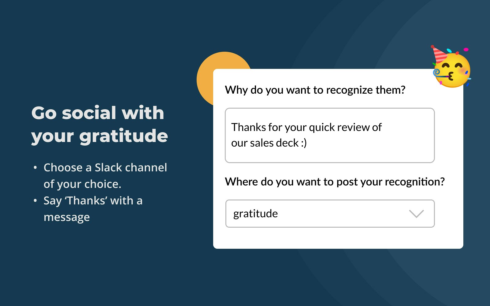 Aplicación de gracias por Slack media 2