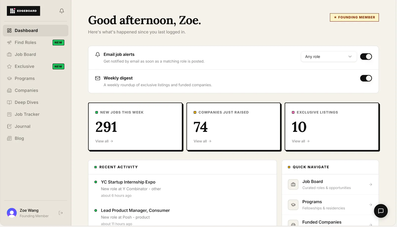 Edgeboard screenshot 4
