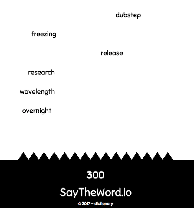saytheword.io (Speech Recognition Game) gallery image