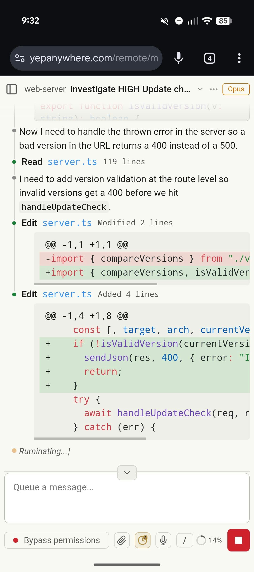 Yep Anywhere - Main product screenshot demonstrating key features and user interface
