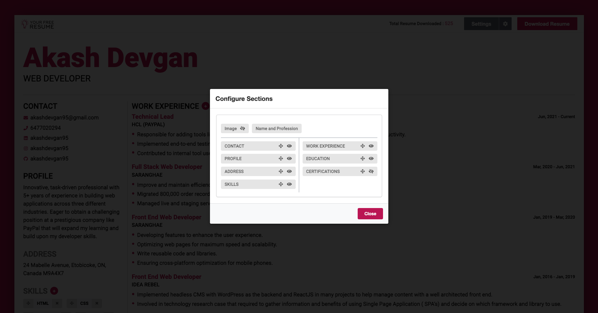 Your Free Resume gallery image