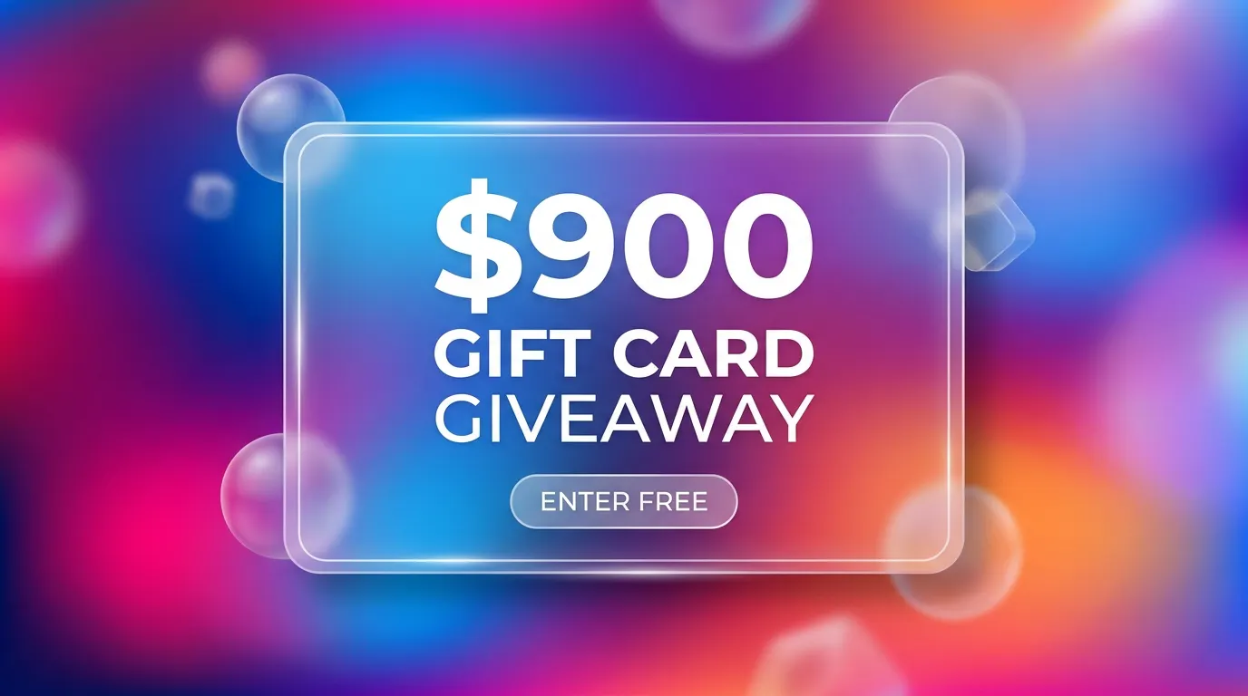 Enter the $900 Gift Card Giveaway