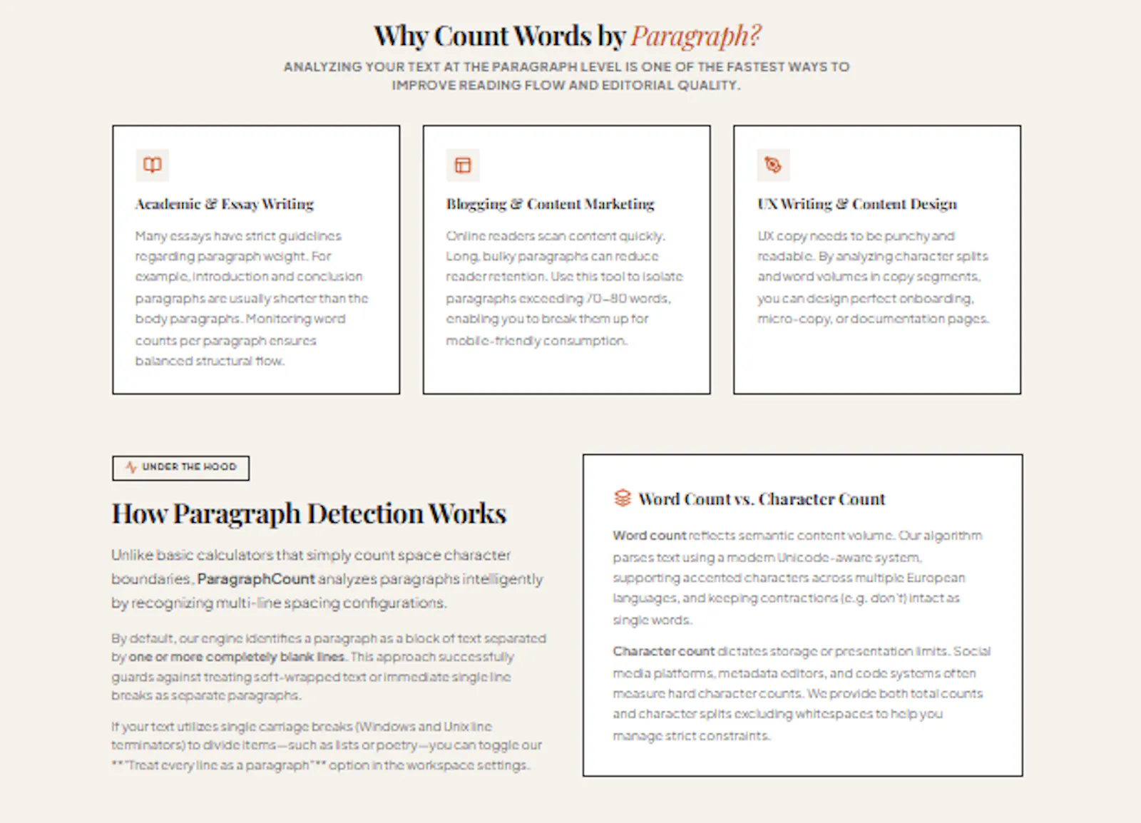 Paragraph Count screenshot 2