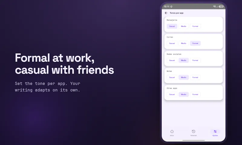 Voxly - Real IA Dictation screenshot 5