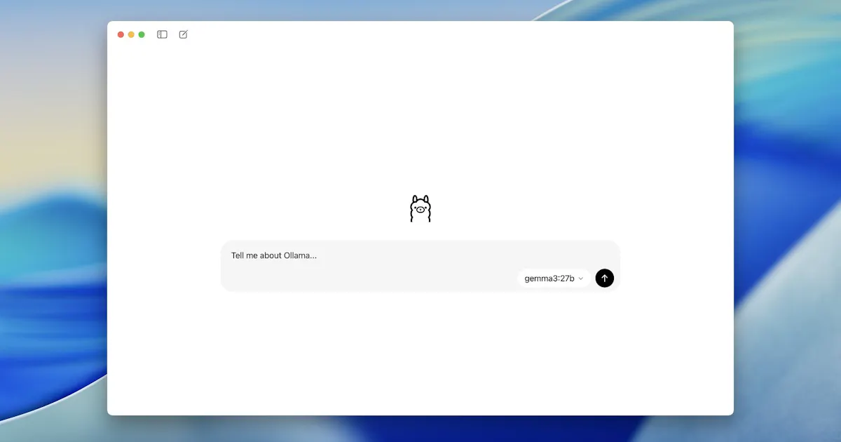 Ollama Desktop App