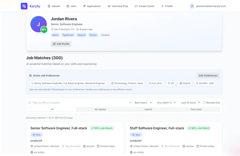 Karyfy screenshot 1