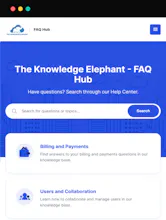 FAQ Hub by The Knowledge Elephant gallery image